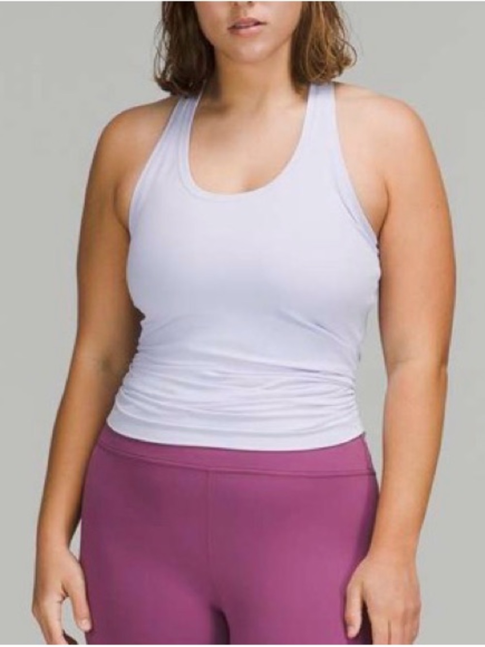 Lululemon Cool Racerback Tank Top Nulu ~ 10 ~ Pastel Blue